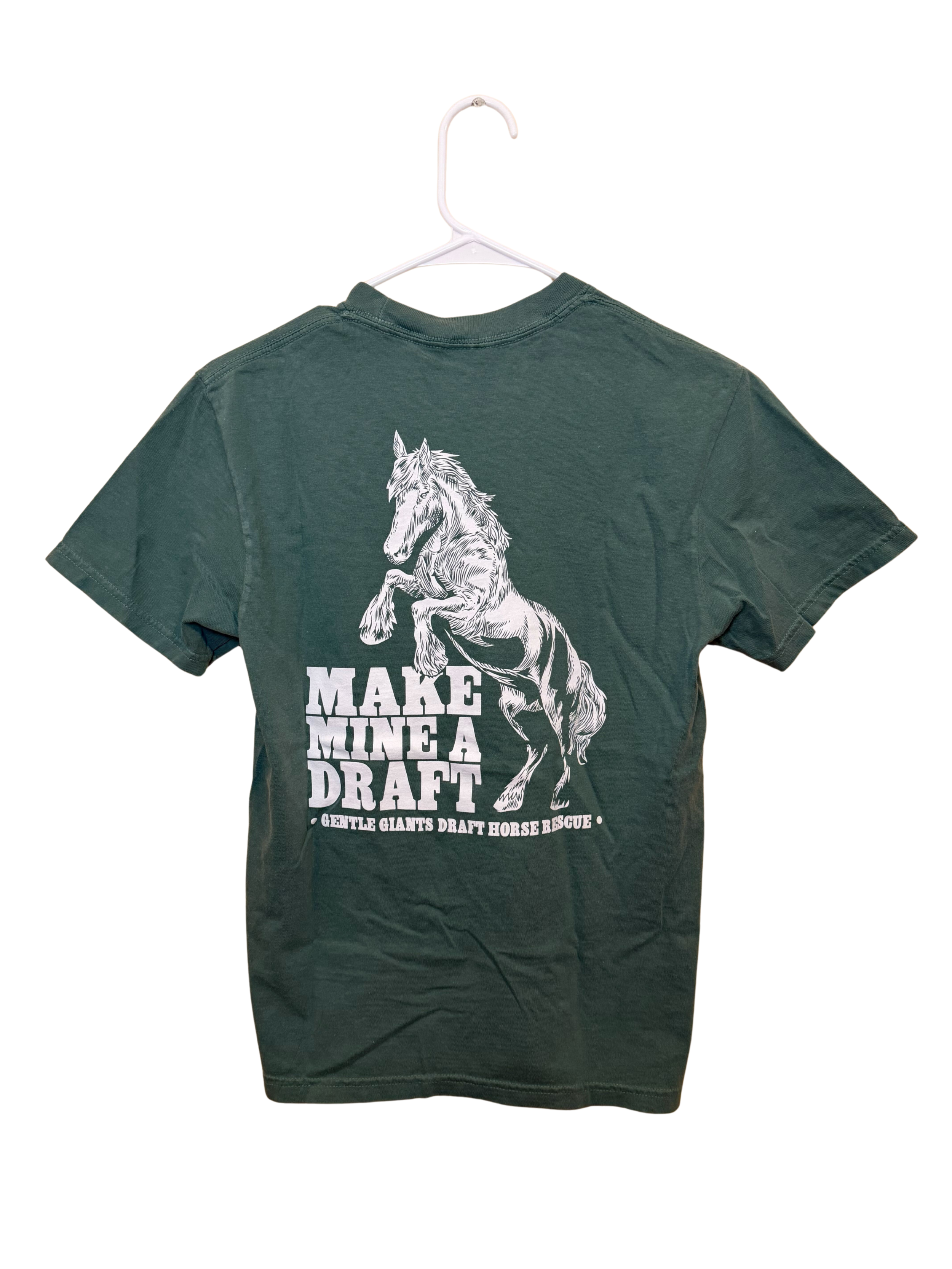 "Make Mine A Draft" Light Green Short Sleeve