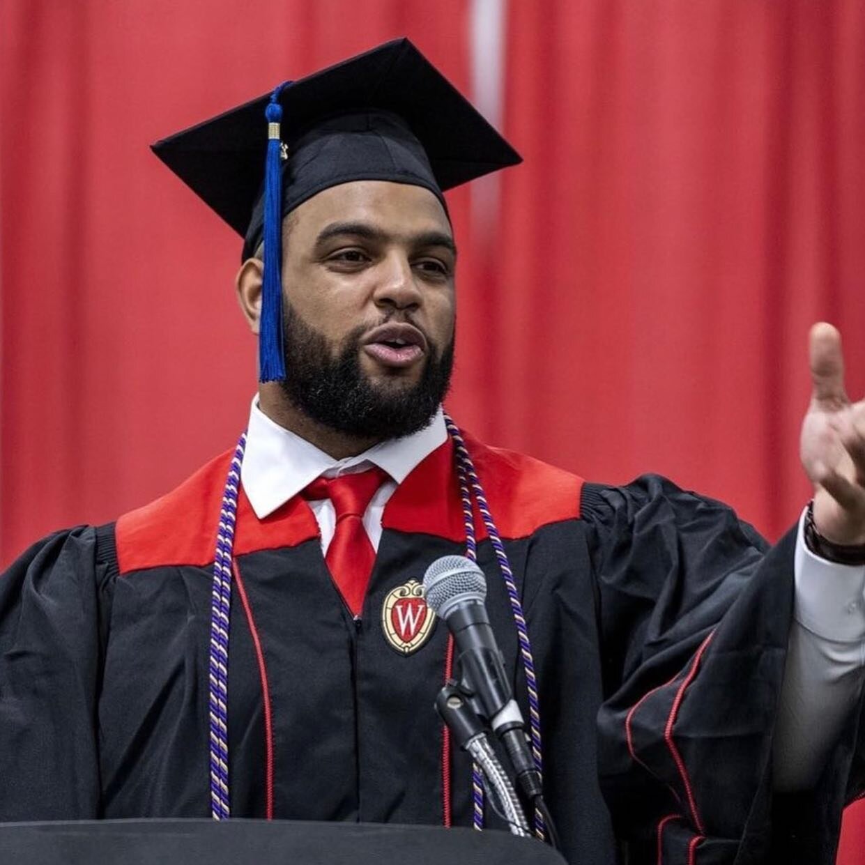 One of our fellow brothers, Bryson Williams, was chosen to be the student speaker at both the BBA Graduation Ceremony and UW&rsquo;s Student Athlete Graduation!!

Bryson has been a brother since Fall 2019 and has also played on the UW football team t