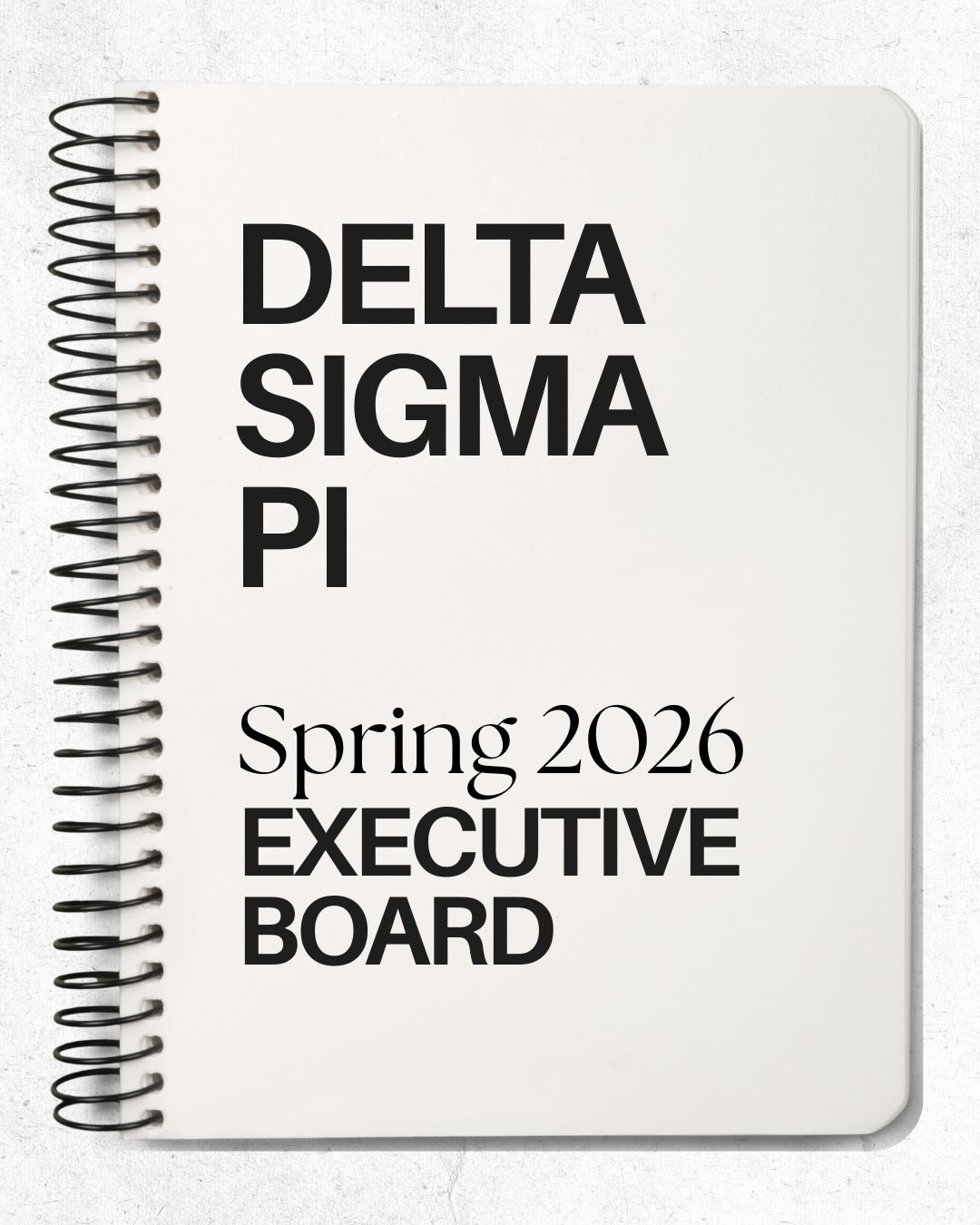 Introducing our Spring 2026 Executive Board!! 👏