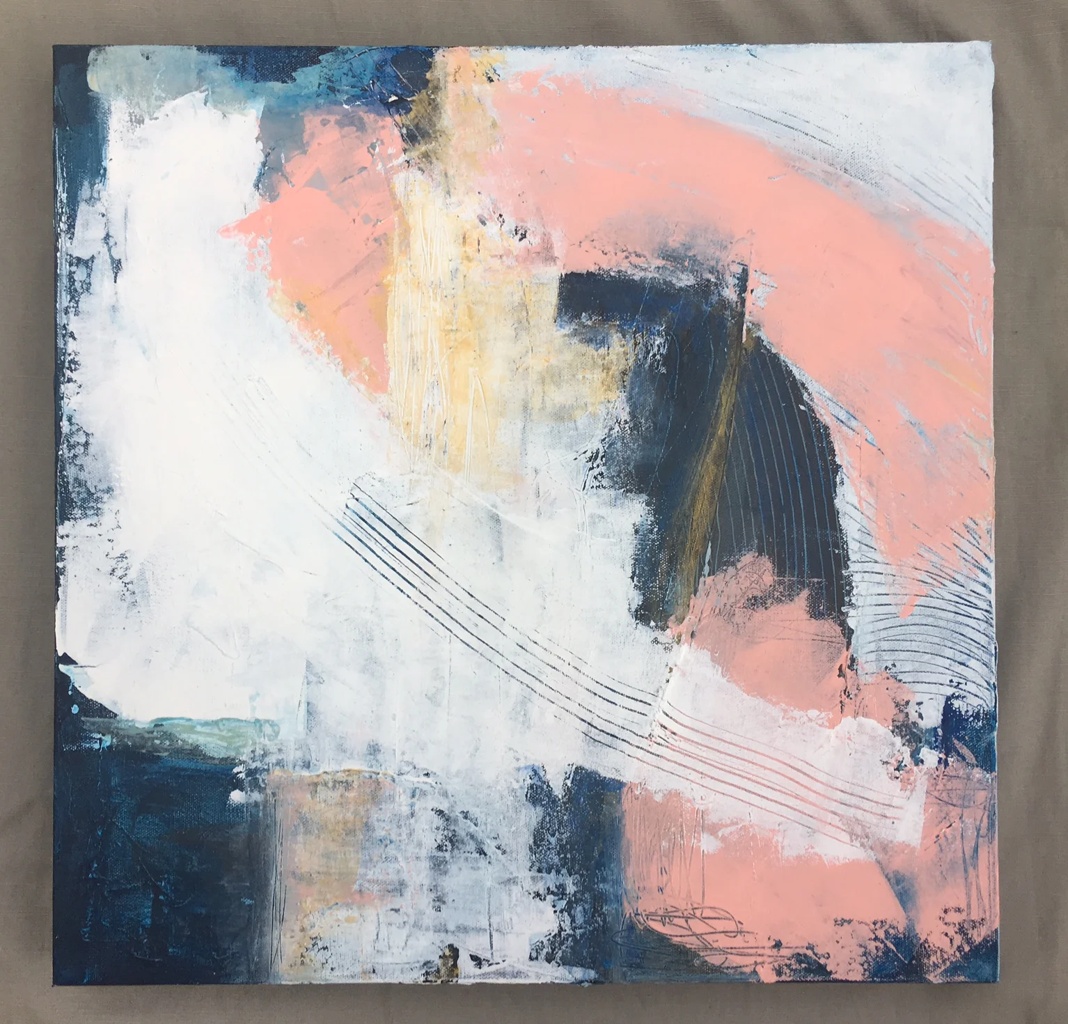 NAVY SERIES NO. 4  - 20" x 20" 