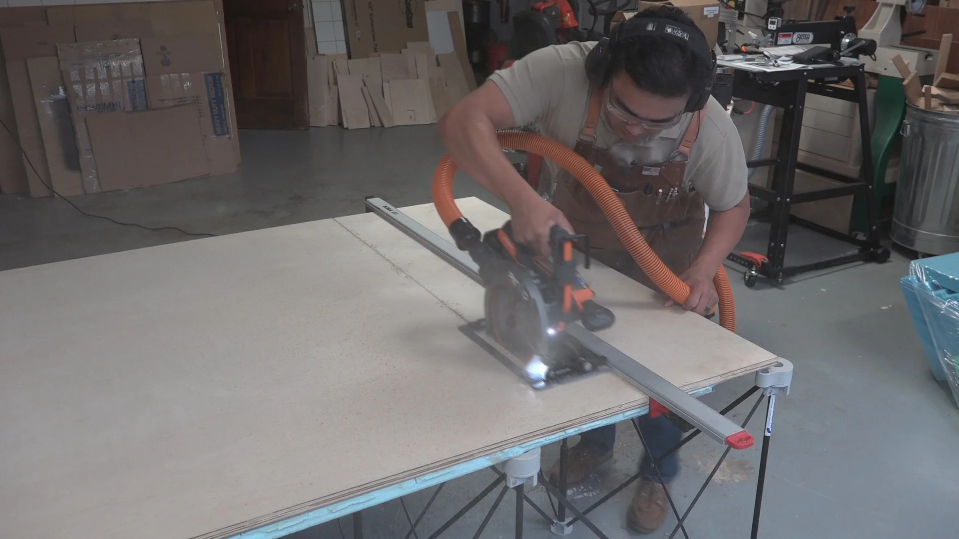 The chair inserts are made from 3/4” Birch plywood.