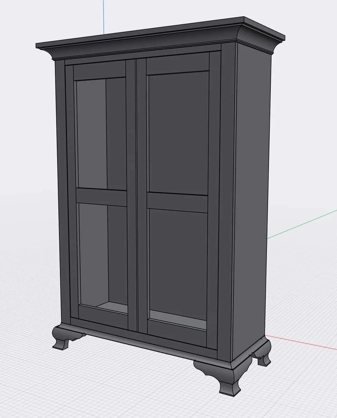 Nothing extraordinarily unique, but my next commission is definitely going to be a challenge. Receate an existing piece (china hutch) from another maker, but make it a china cabinet instead of a china hutch.

#woodshop #woodworking #woodworker #furni