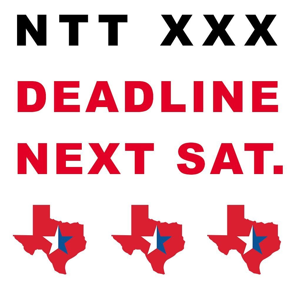 The Deadline to submit too our New Texas Talent 30th Anniversary is this Saturday, May 27th!

If you are a Texas based artist and do not already have gallery representation, submit your work to this great opportunity in showcasing your talent right h