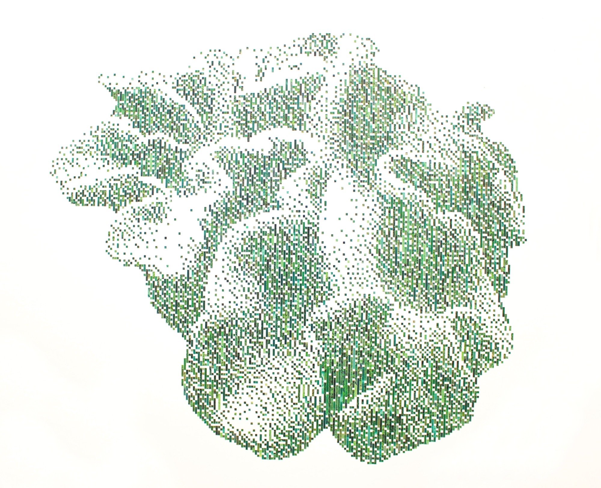 Shawn Smith
Invisible Cities – Elephant Ear Coral, 2024
Collage on Paper
39 x 39 in