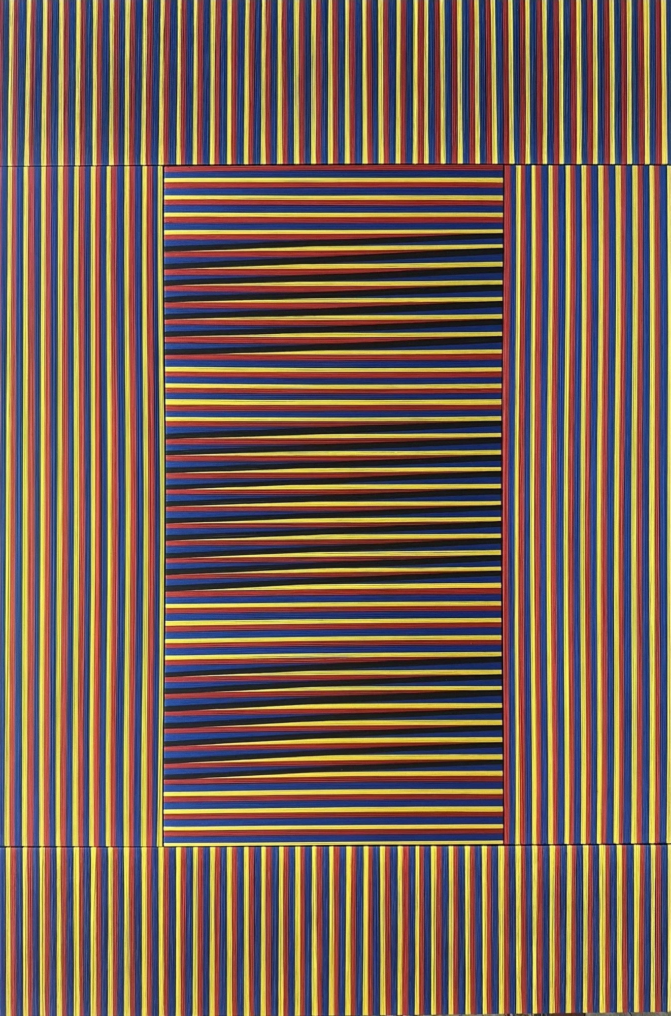 Damián Suárez
Kinetic Landscape #3, 2025
Thread on panel
47.25 x 31.5 in