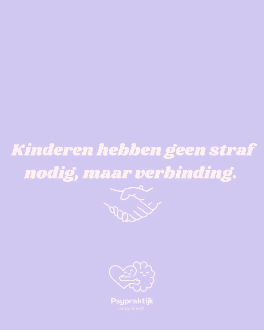 Kinderen hebben geen straf nodig, maar verbinding. Door nabij te zijn, te luisteren en gevoelens te erkennen, leren kinderen grenzen kennen en begrijpen waarom bepaald gedrag niet kan. Verbinding legt de basis voor zelfvertrouwen, emotionele veilighe