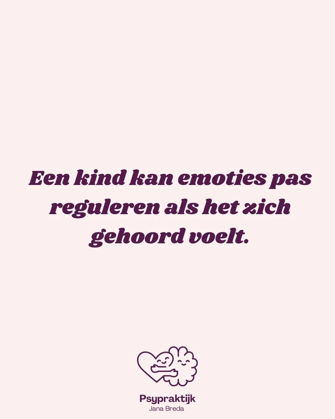 Oplossingen of advies zijn pas zinvol als een kind zich erkend voelt. Door eerst te benoemen wat een kind voelt &ndash; &ldquo;ik zie dat je boos bent&rdquo; of &ldquo;ik merk dat je verdrietig bent&rdquo; &ndash; krijgt het de kans om zijn emotie te