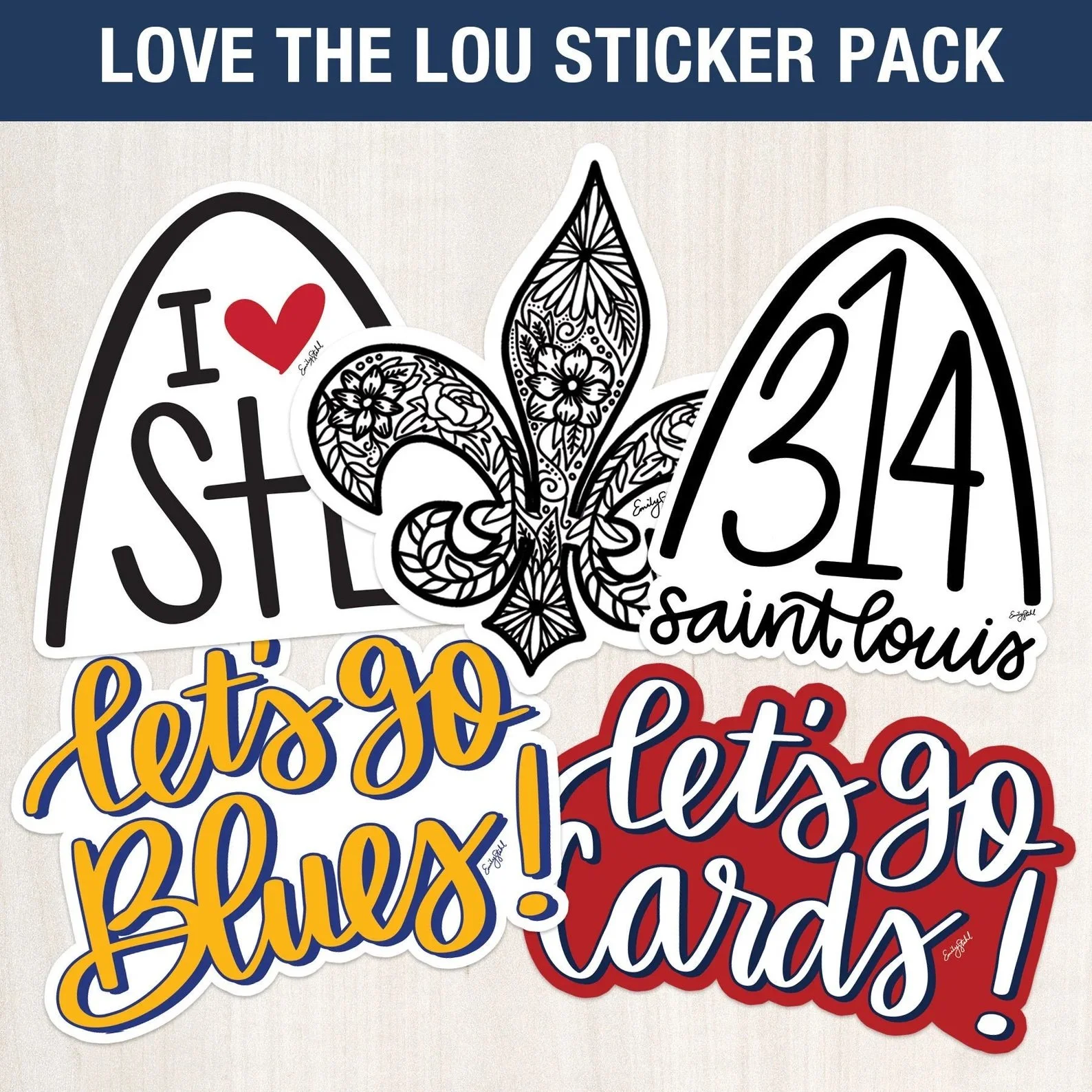 Love the Lou Sticker Pack