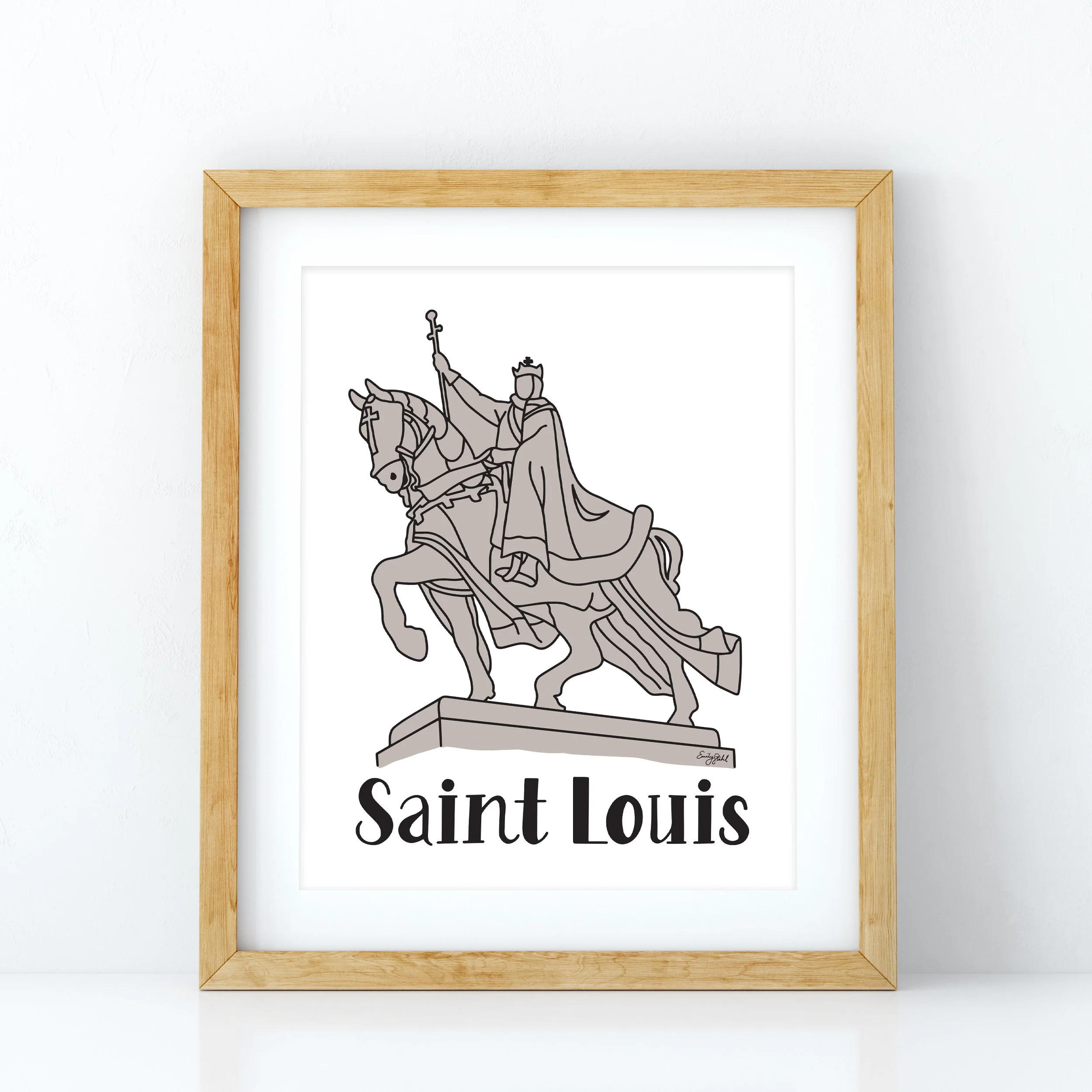Apotheosis of Saint Louis  - 8 x 10 Print