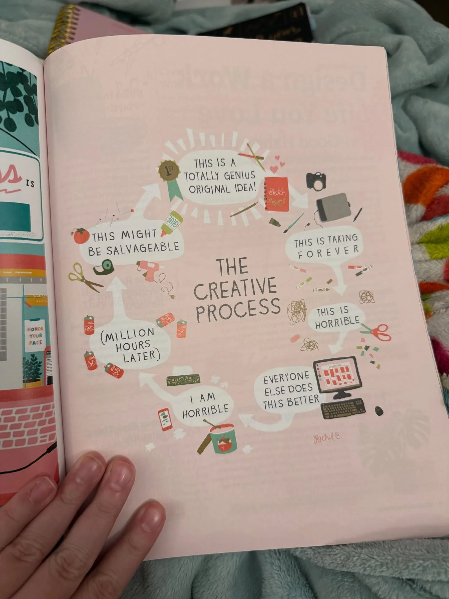 Not only is @colorclubmagazine pretty to look at, it&rsquo;s filled with inspiration, and relatable. This really shows what the creative process feels like. 

#colorclub #colorclubmagazine