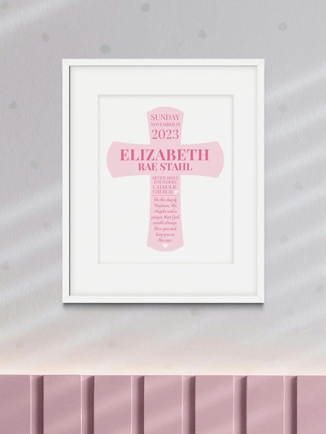 I originally designed these cross prints as Baptism gifts for some very special little humans in the family. 🤍 Seeing them printed and displayed makes my heart so happy.

Tell me what you think &mdash; should they make a comeback? ✨ 

I&rsquo;m plan