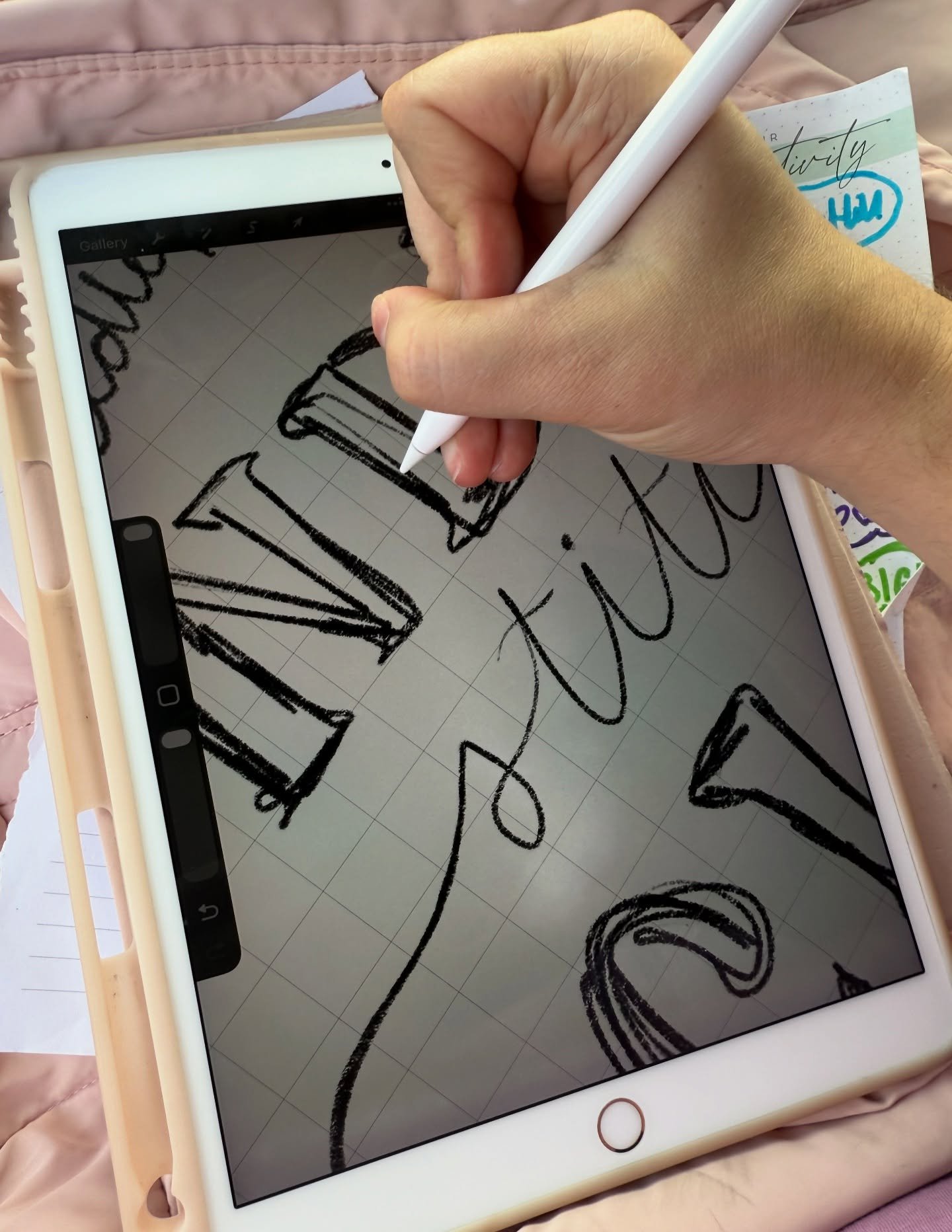 Today&rsquo;s creative adventure was all about sketching ideas for a new client! ✏️

Every design starts with simple pencil sketches (well&hellip; Apple Pencil sketches 😉) before they&rsquo;re refined into the final artwork. It&rsquo;s one of my fav