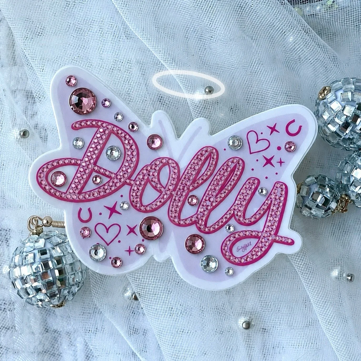 🦋✨💖💎 I don&rsquo;t have the words, so I&rsquo;ll use Dolly&rsquo;s words: &ldquo;It&rsquo;s hard to be a diamond in a rhinestone world.&rdquo; - Dolly Parton

Dolly sticker is bedazzled with some gems here. I had to make it extra sparkly today. ✨