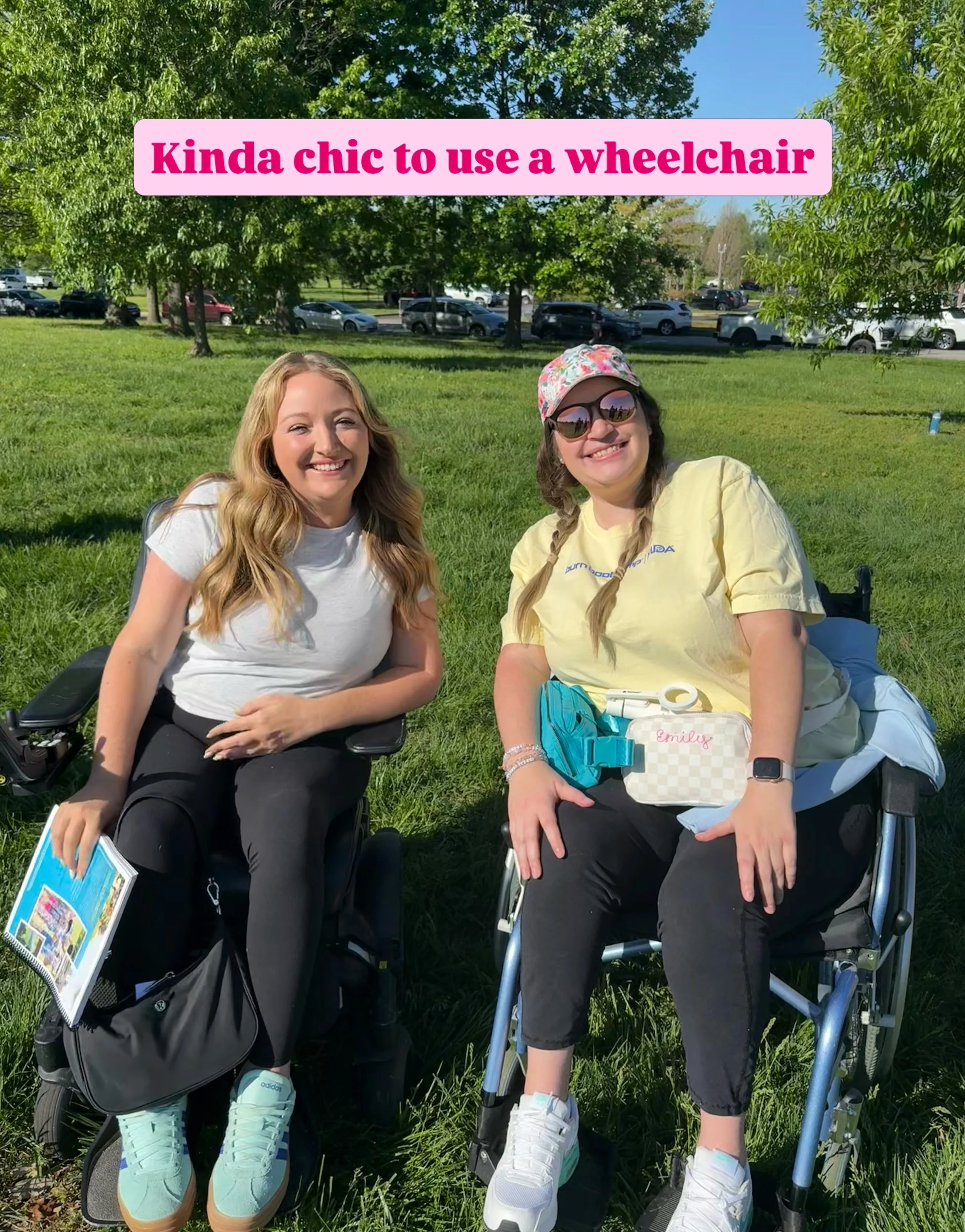 Kinda chic to use a wheelchair &bull; use a @byacre rollator &bull; use a @fashionablecanes  cane &bull; use a walker and have a supply of braces &bull; wear knee braces &bull; use a zero entry pool &bull; roll through life with your sister &bull; sh