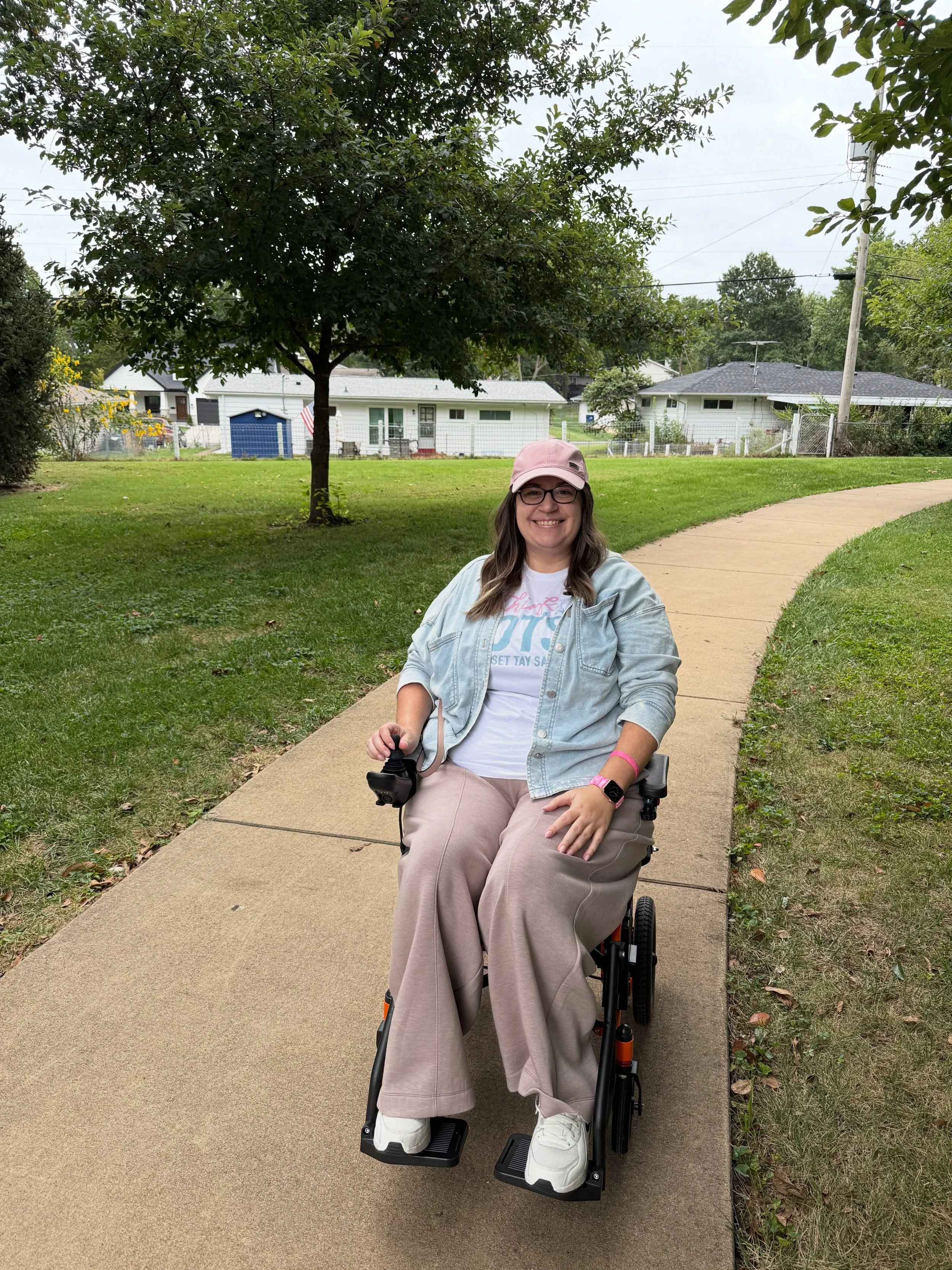 Instagram vs. Reality:

Last week my mom and I went to the park to try out my new wheelchair! It went so well. I got home and when she was taking out the trash, I fell. It&rsquo;s so unpredictable. I was next to my rollator but when I took a step to 