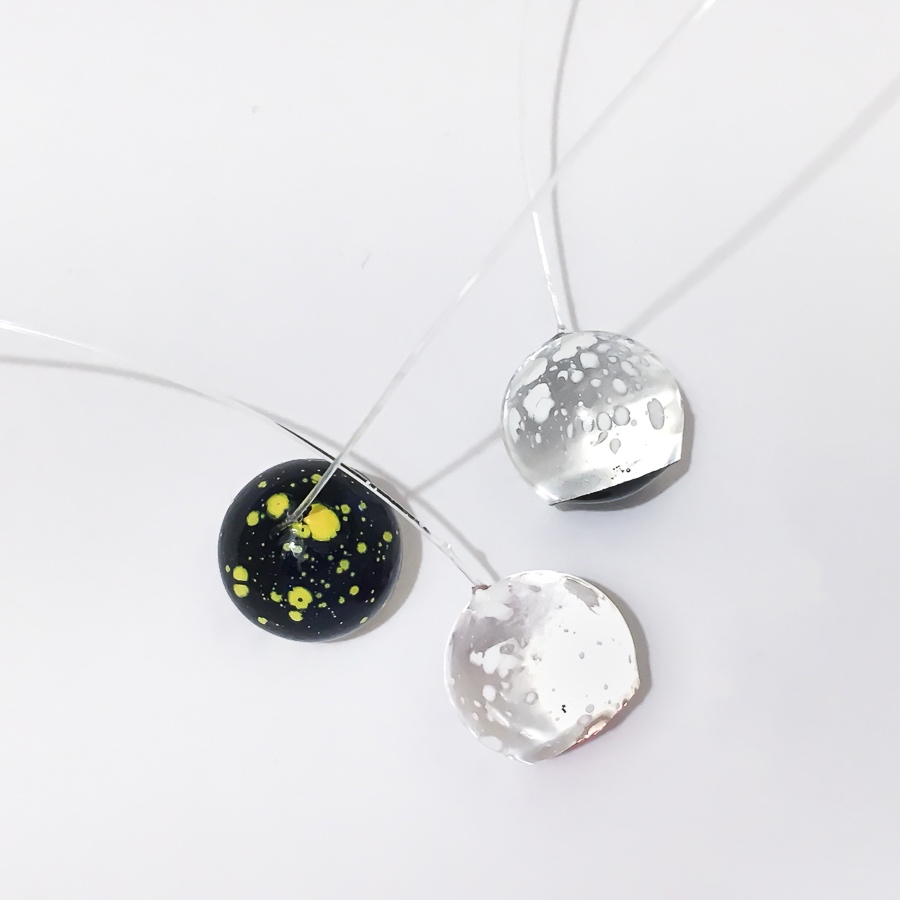 abrams wearable, natalie abrams, flash earrings, contemporary earrings, modern earrings, couture, #wearpaint