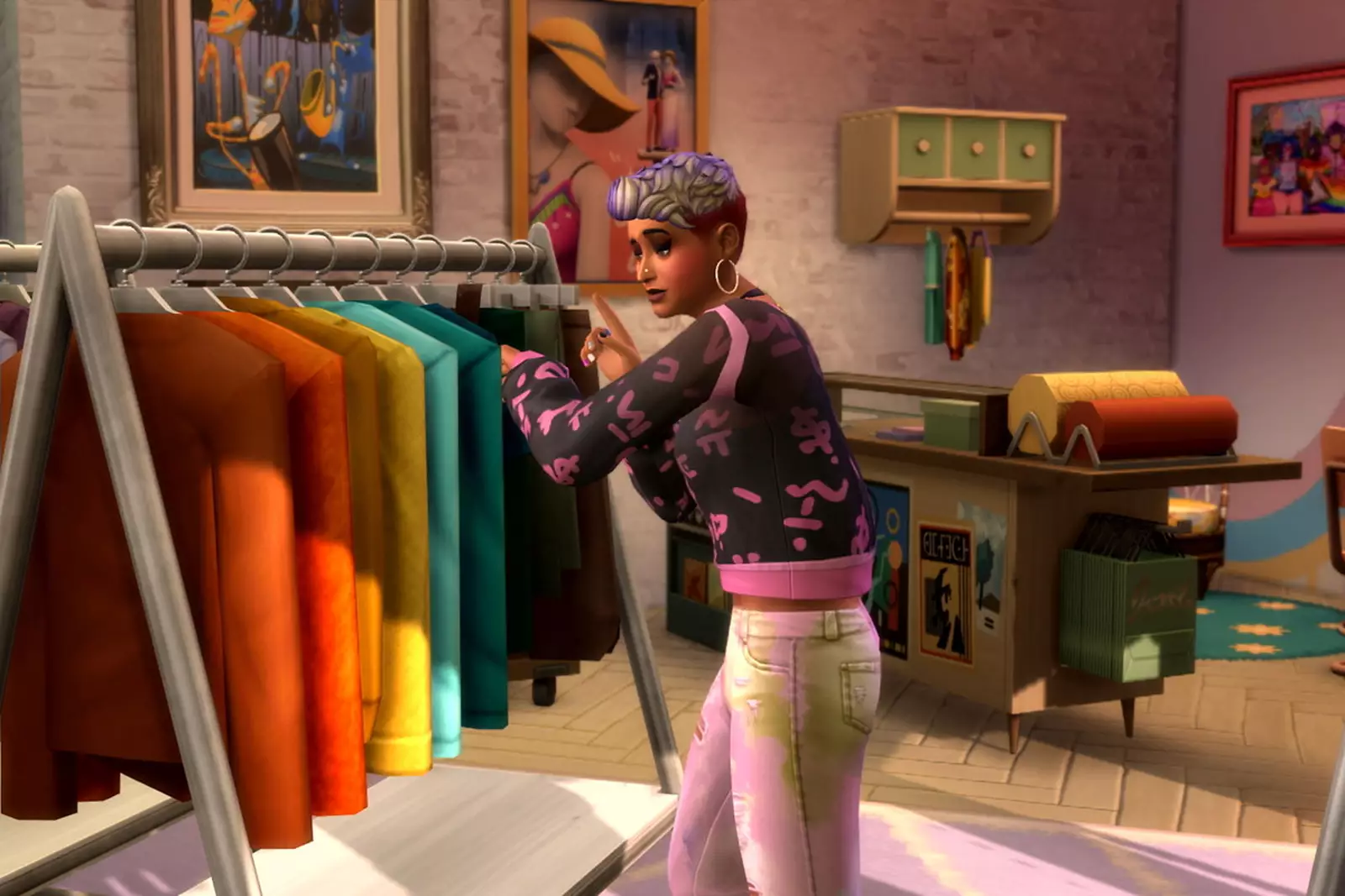 SUSTAINABLE SHOPPING IN THE METAVERSE: DEPOP X THE SIMS 4 — AW