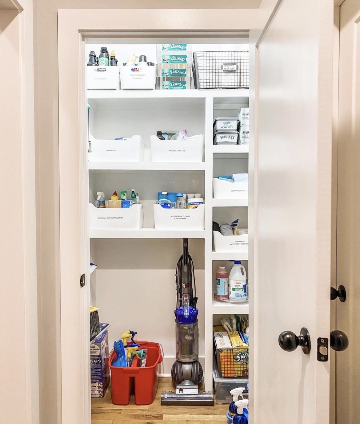 Getting Organized–Our Cleaning Closet