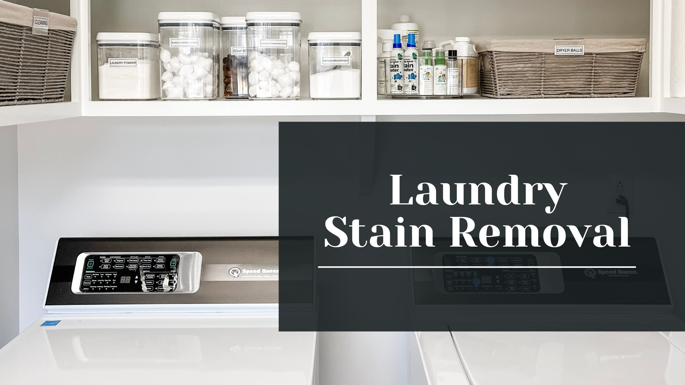 Laundry Stain Removal Tips
