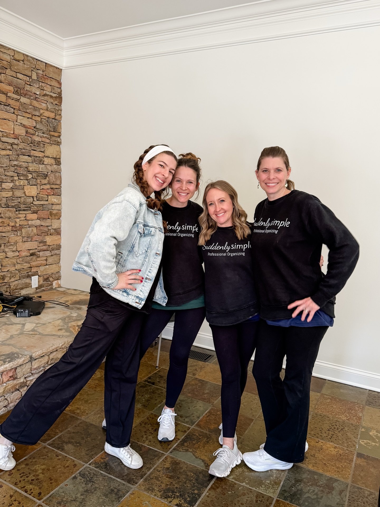 Look at this cute crew ready for Unpacking Day 1! These girls are flexible when things change and willing to help out however they can - all while being the kindest women around.

Our job is so much more than an aesthetically pleasing and functional 