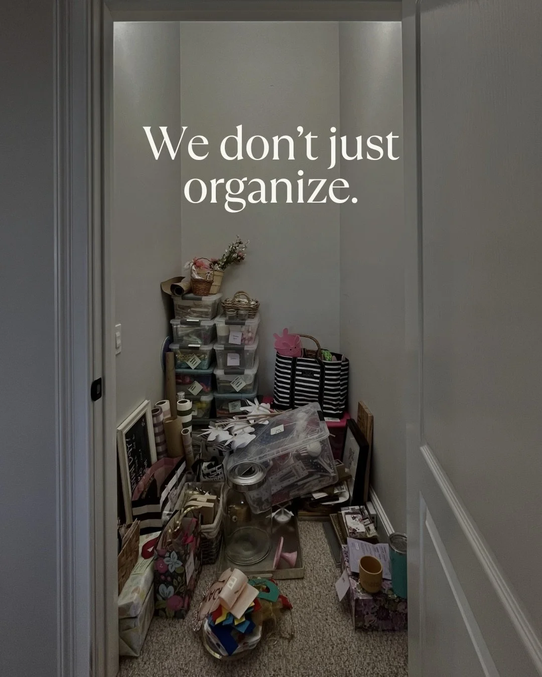 We don&rsquo;t just organize.

We edit what you own so your space functions effortlessly, and we refine how it looks so it feels calm, clear, and elevated. Because we believe that a space isn&rsquo;t truly organized until it feels as good as it funct