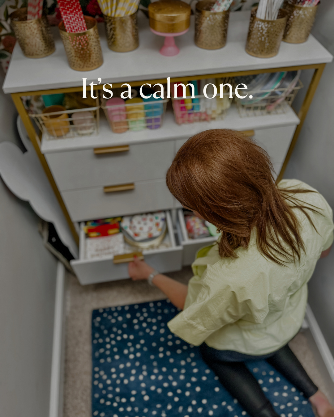 a calm home is the goal