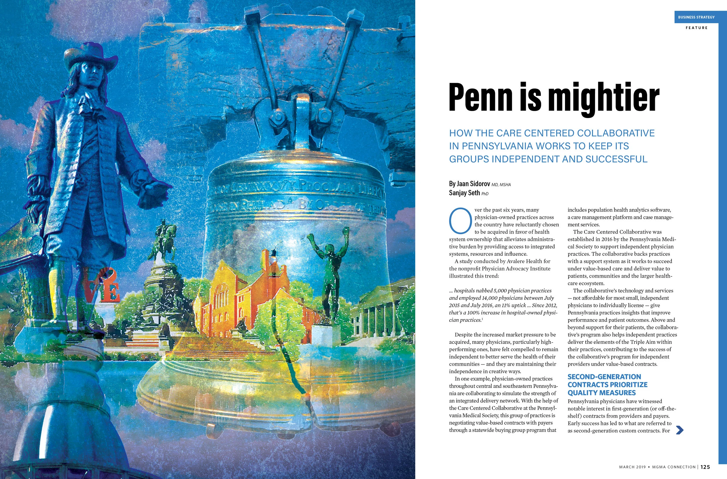 Feature Layout + Photo Illustration