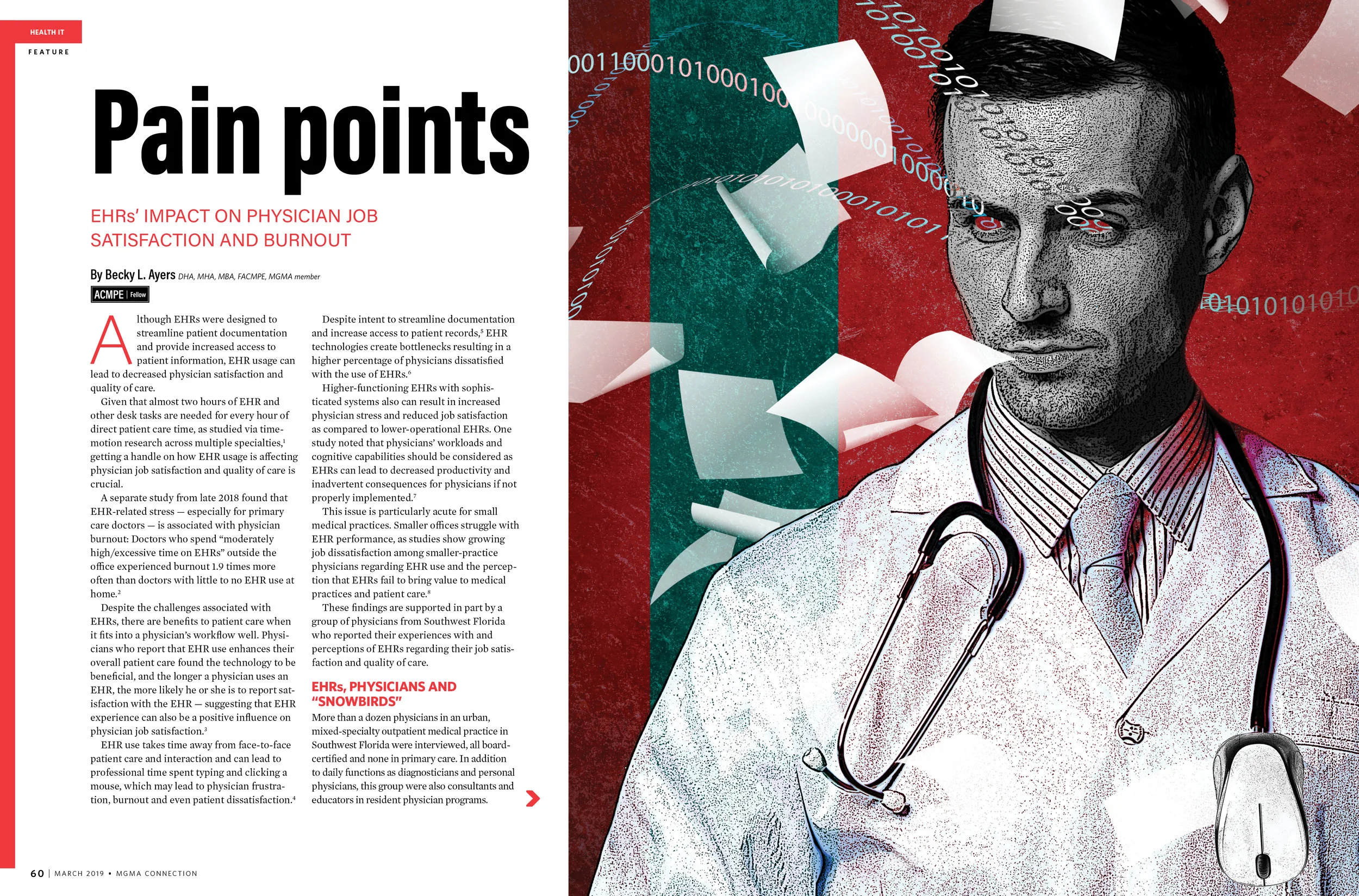 Feature Layout + Photo Illustration