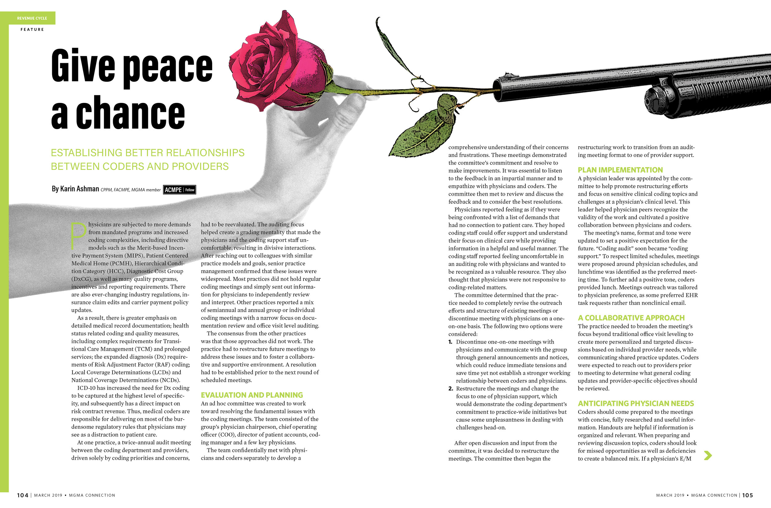 Feature Layout + Photo Illustration
