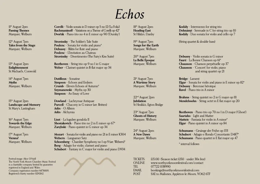 North York Moors Chamber Music Festival