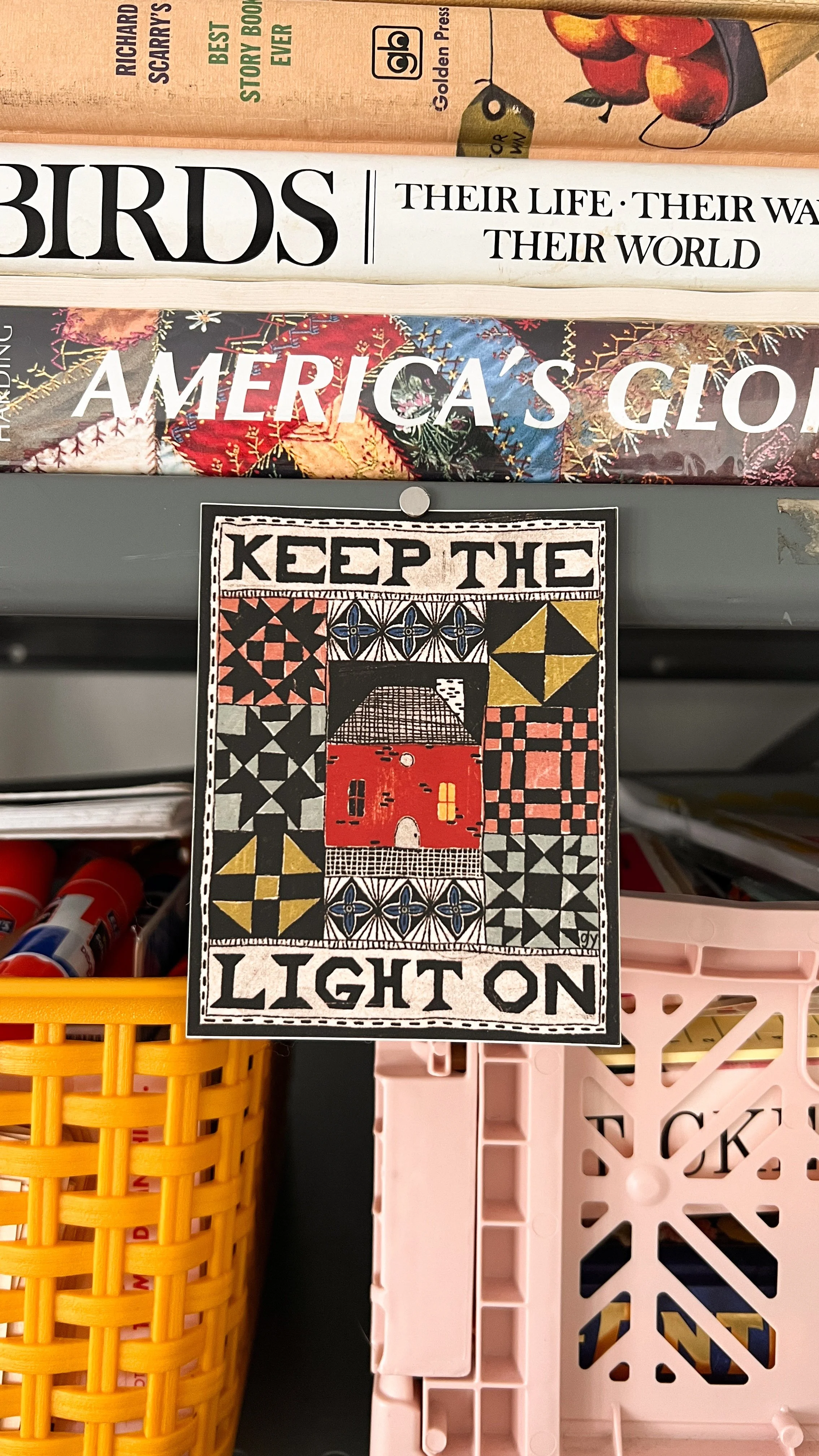 Keep the Light On Sticker