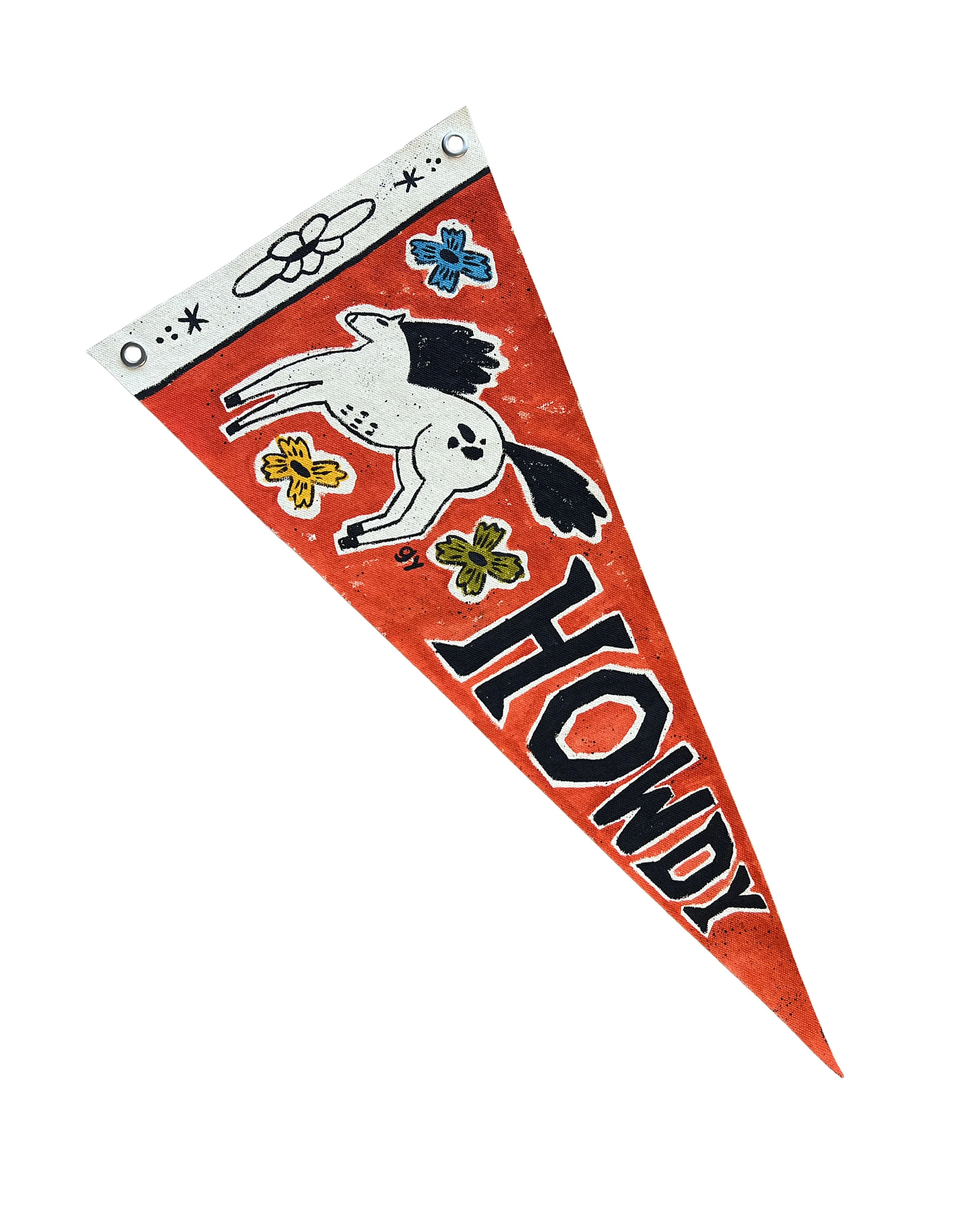 Howdy Horse Pennant