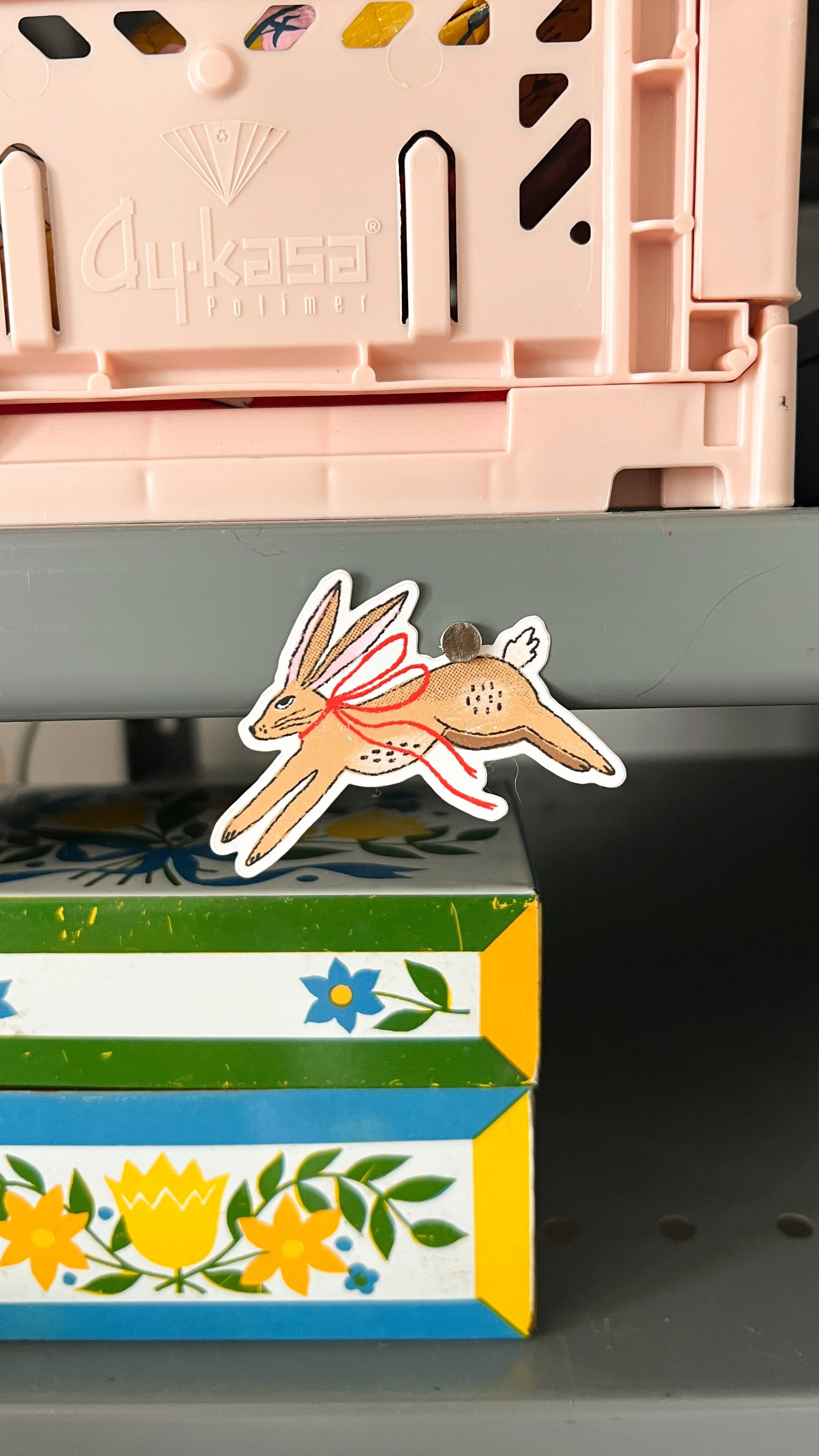 Tender Jump Bunny Sticker