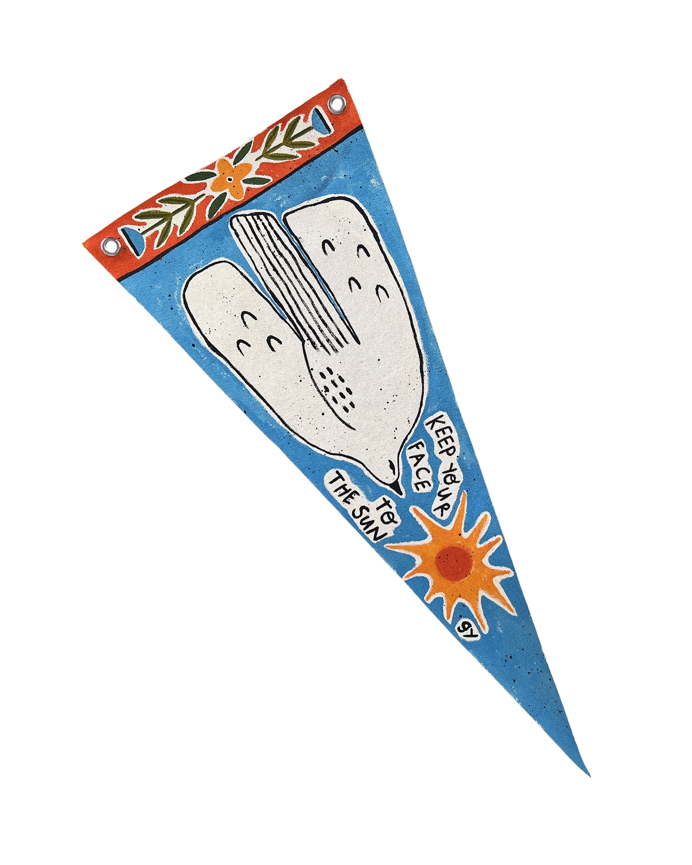 Keep You Face to the Sun Pennant