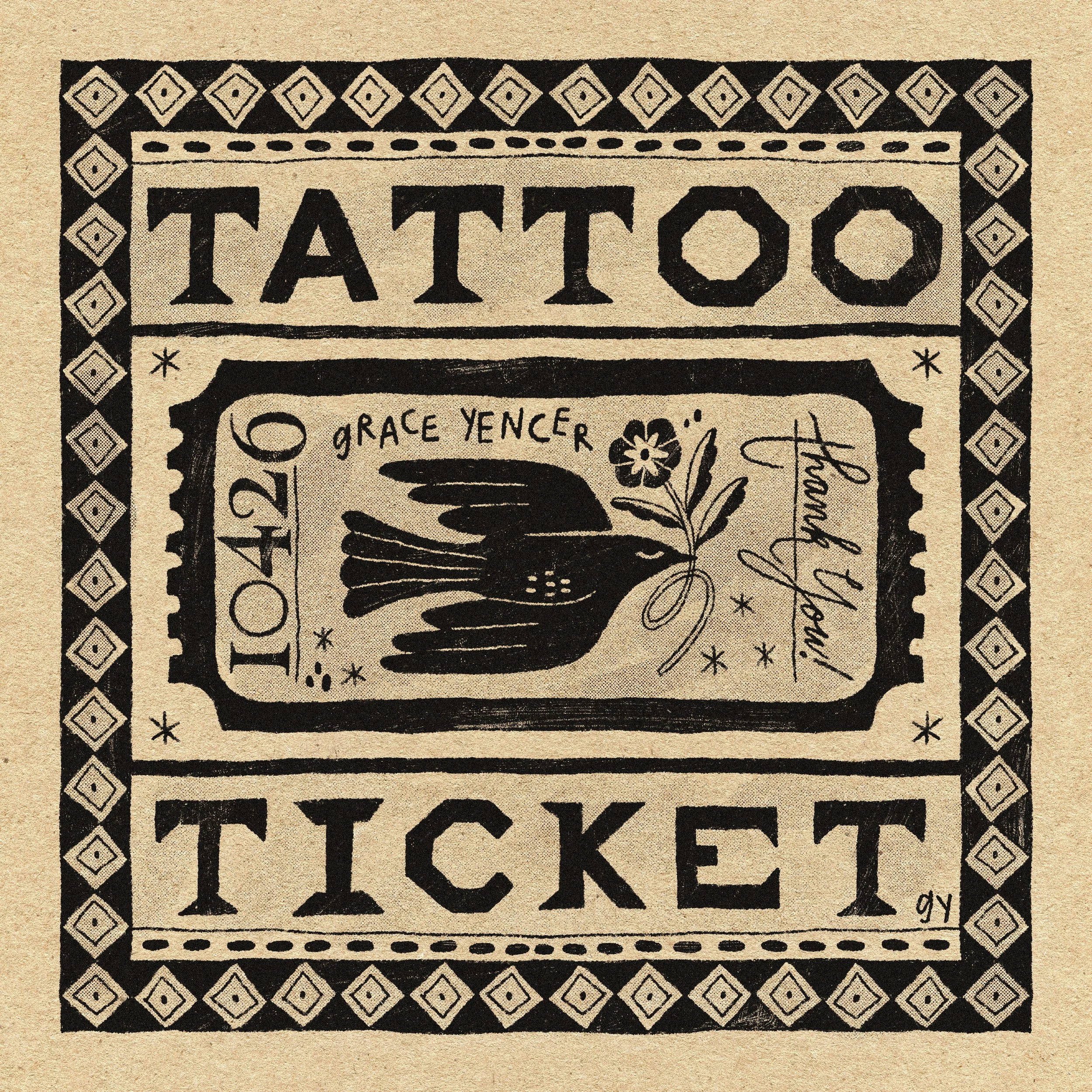 Tattoo Ticket