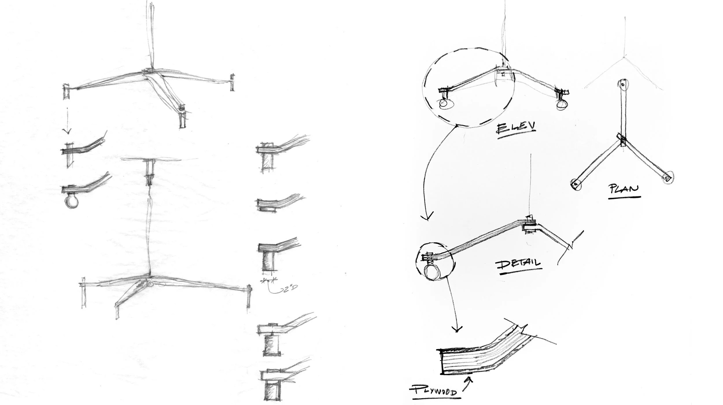 Development sketches