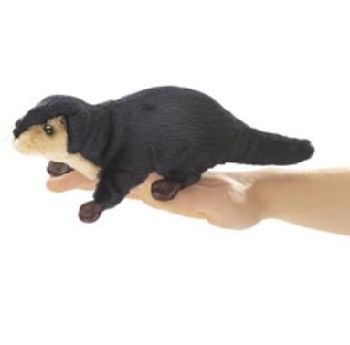 Bendable Otter Finger Puppet Otter Finger Friend Otter Finger Puppet
