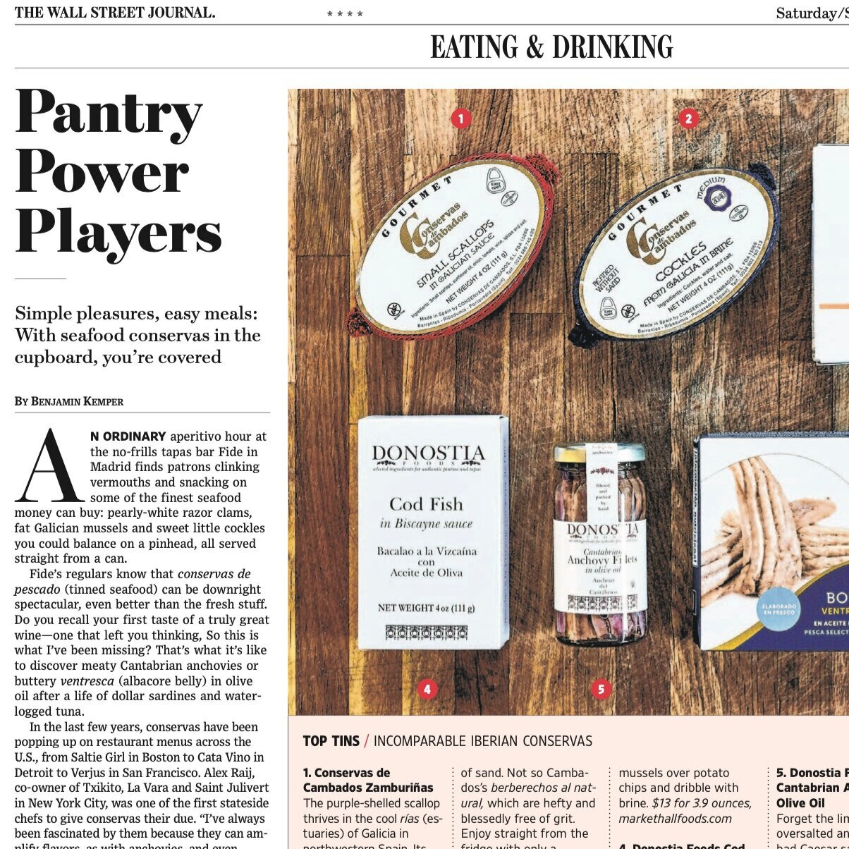 WSJ: Pantry Power Players