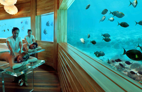 Underwater treatment room at LIME   Photo: Copyright Viva Lifestyle &amp; Travel