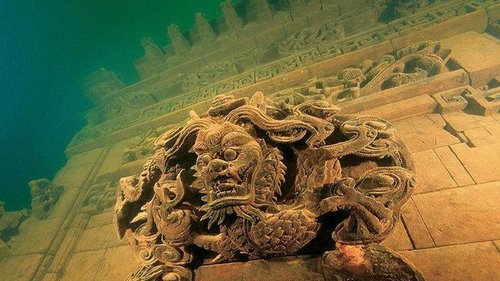 Lion City lies at the bottom of a lake   Photo: Copyright BBC Travel &nbsp;