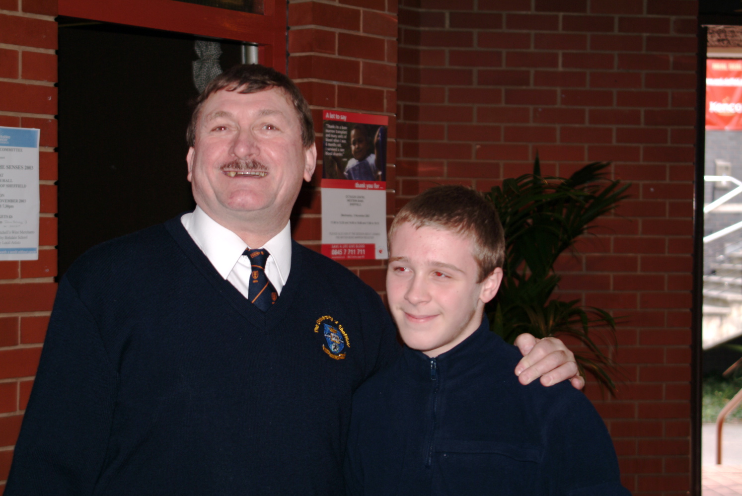 My son Tristan with my brother David circa 2004. Click HERE to see video.Tristan’s full name is Alan Tristan Braeley and this was his first visit to England.