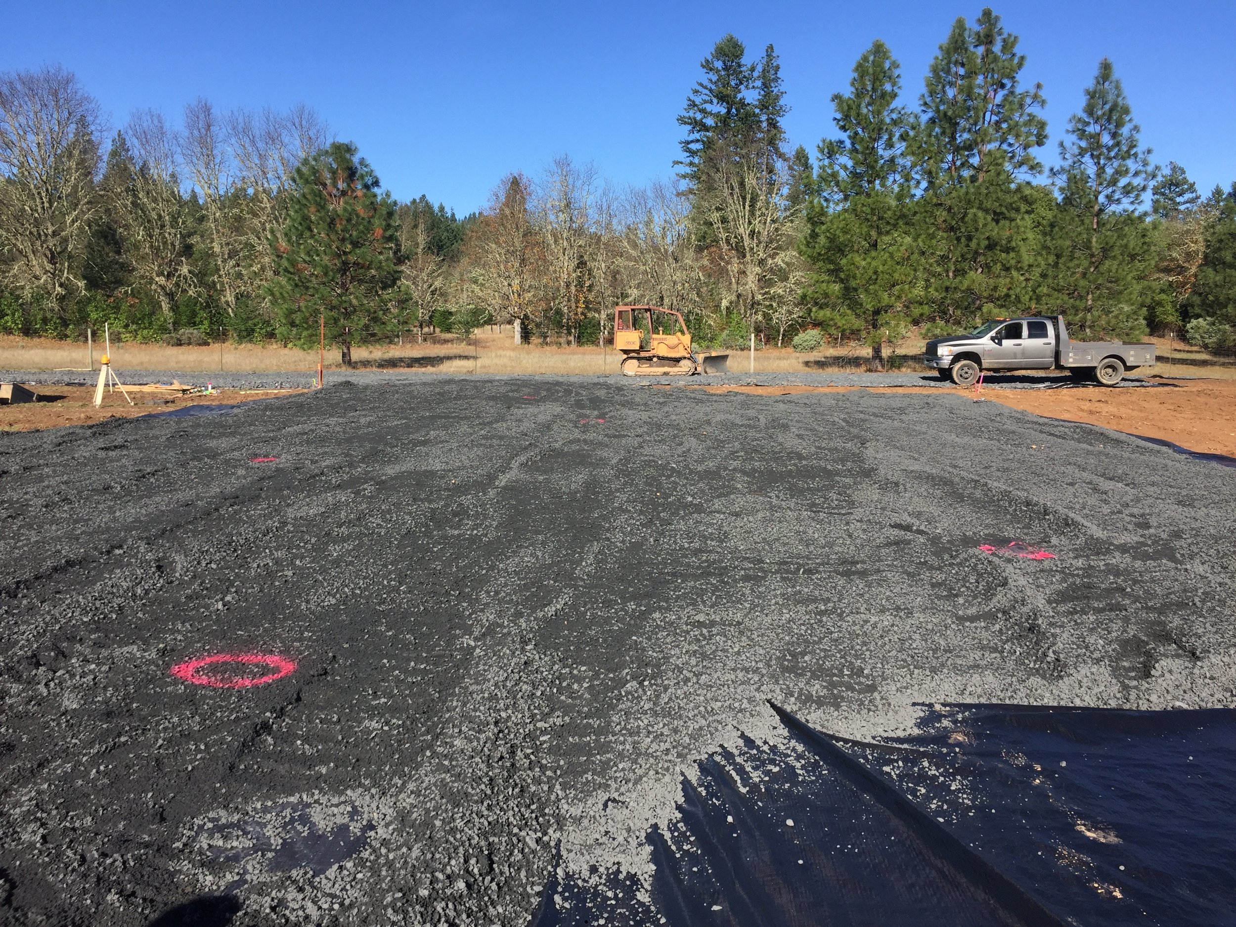 Getting ready to pour concrete.