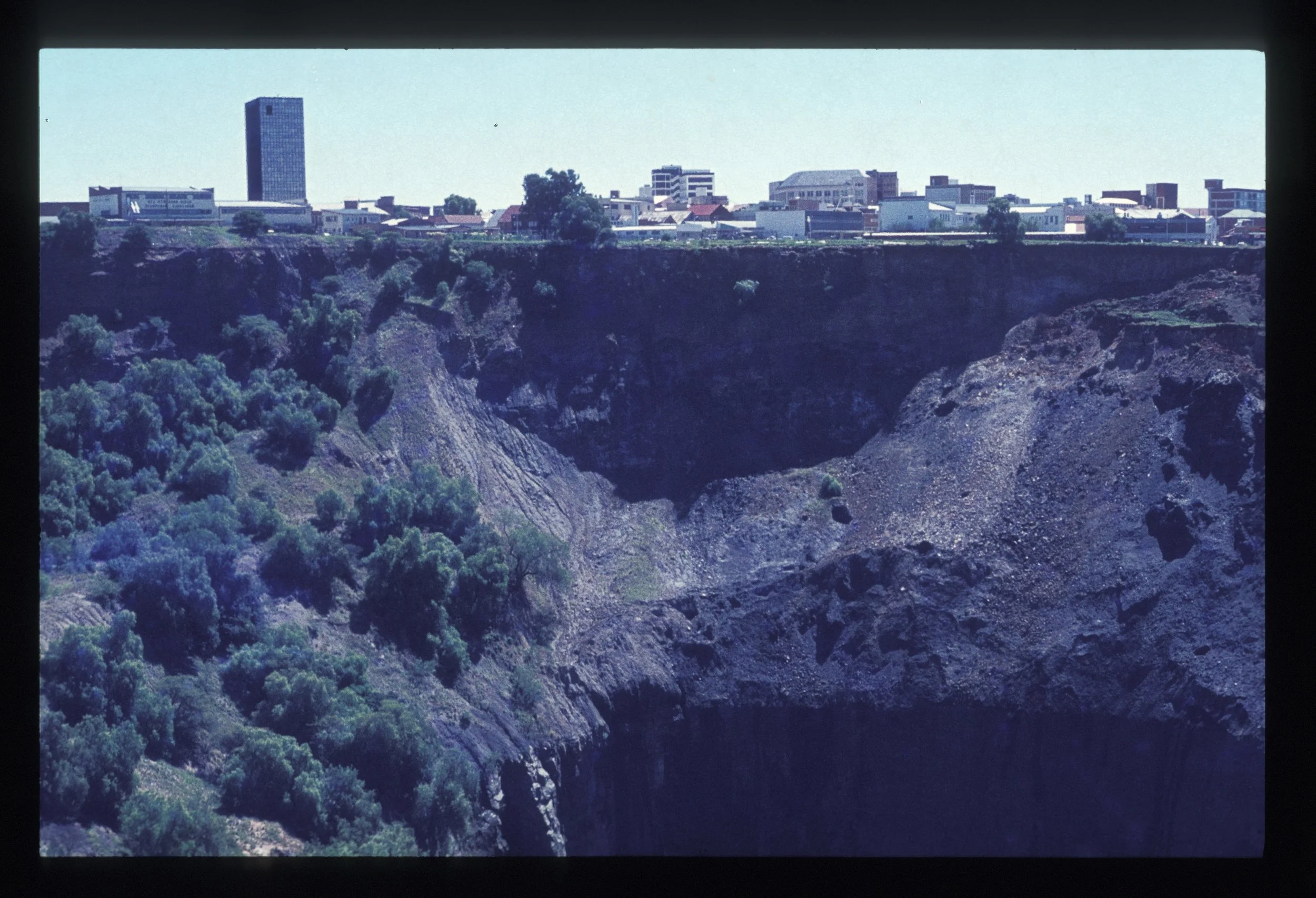 The Great Hole of Kimberly-- previously a diamond mine.