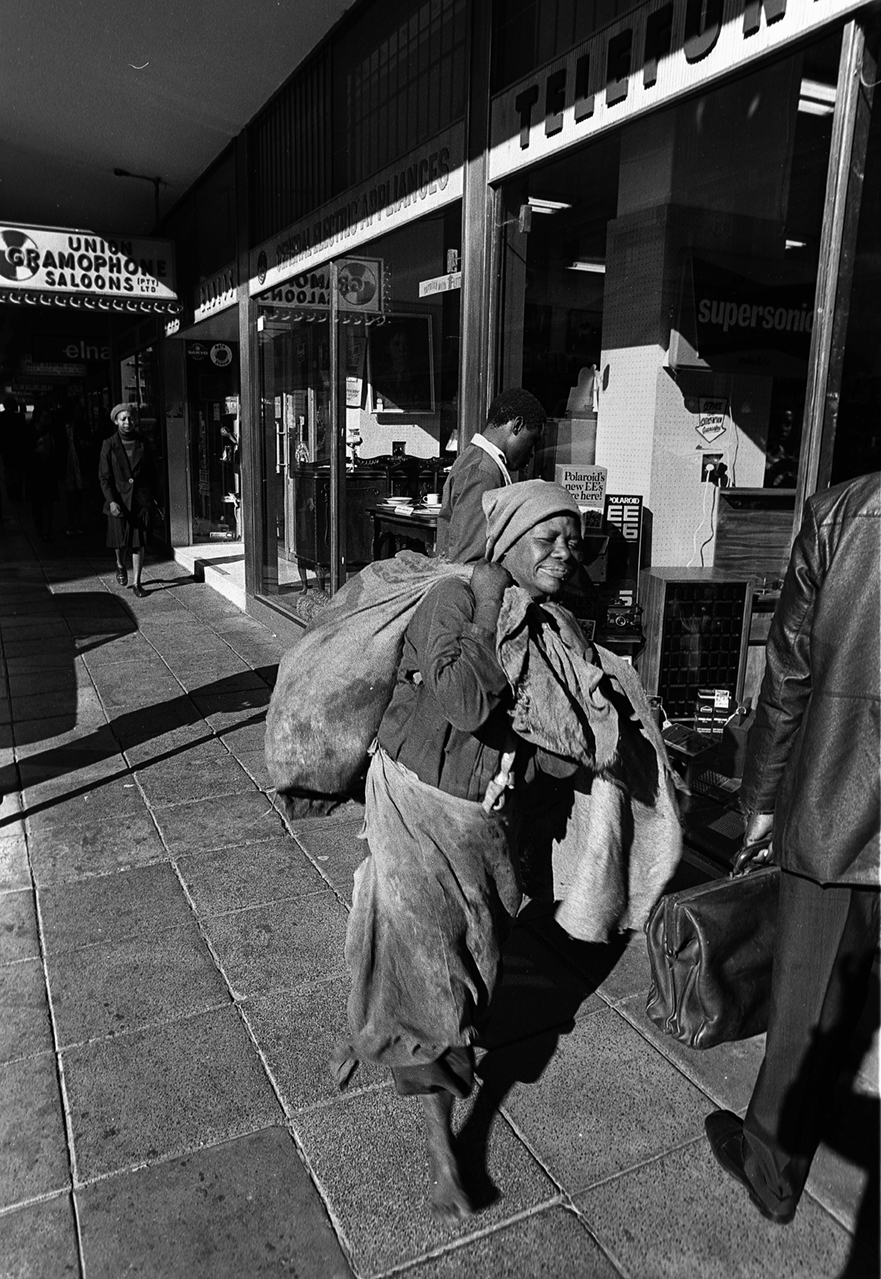 Homeless in the City of Johannesburg.