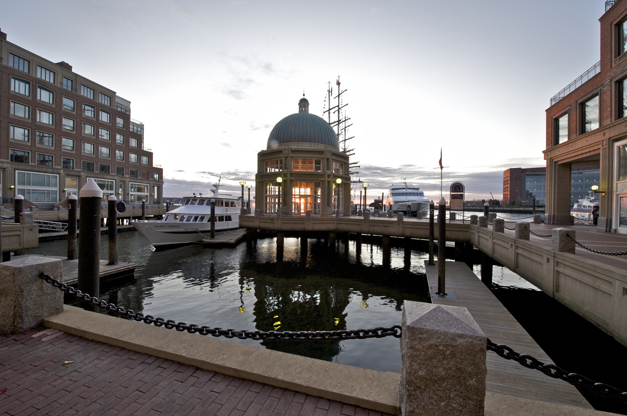 View from The Boston Harbor Hotel