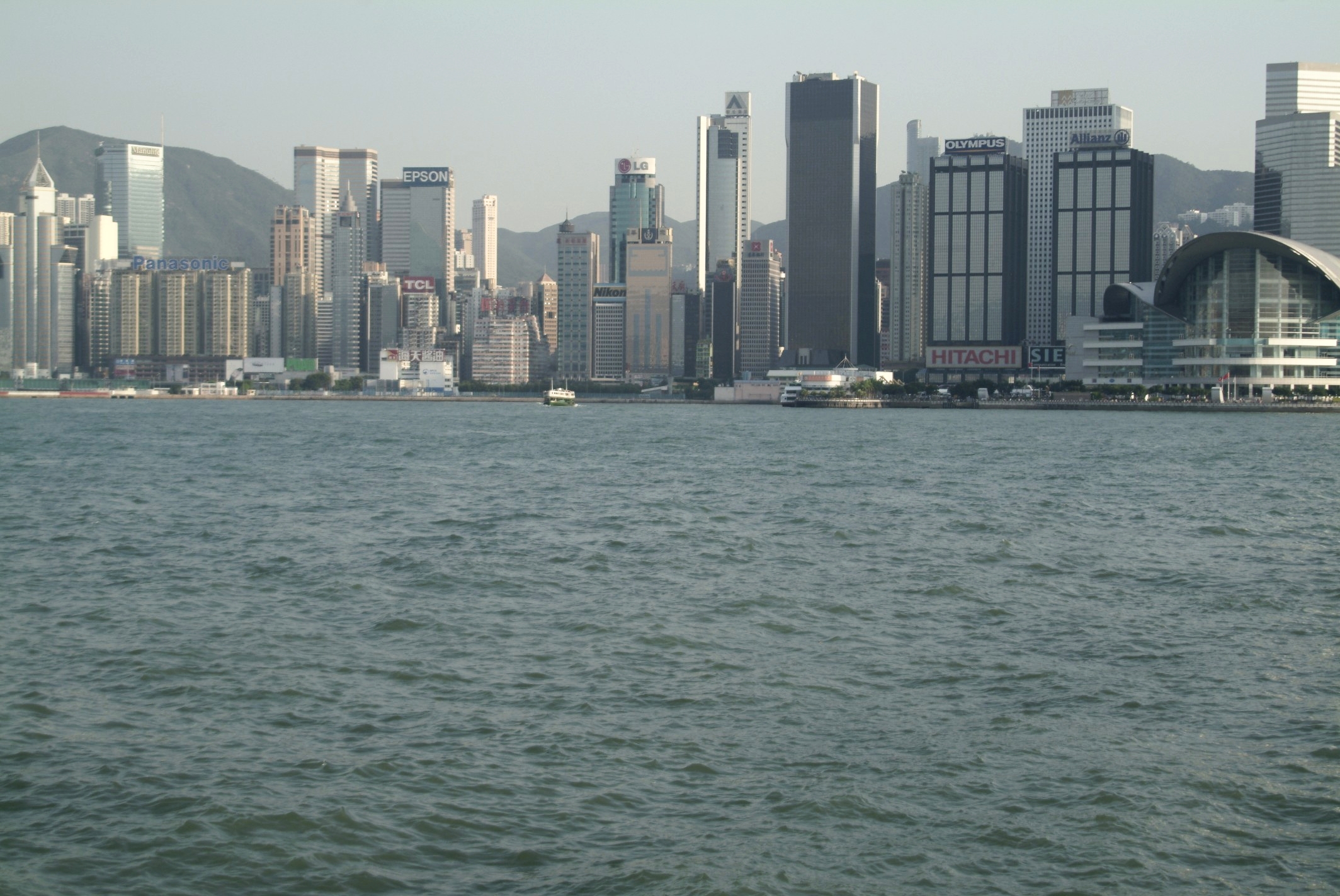 Hong Kong from the harbor