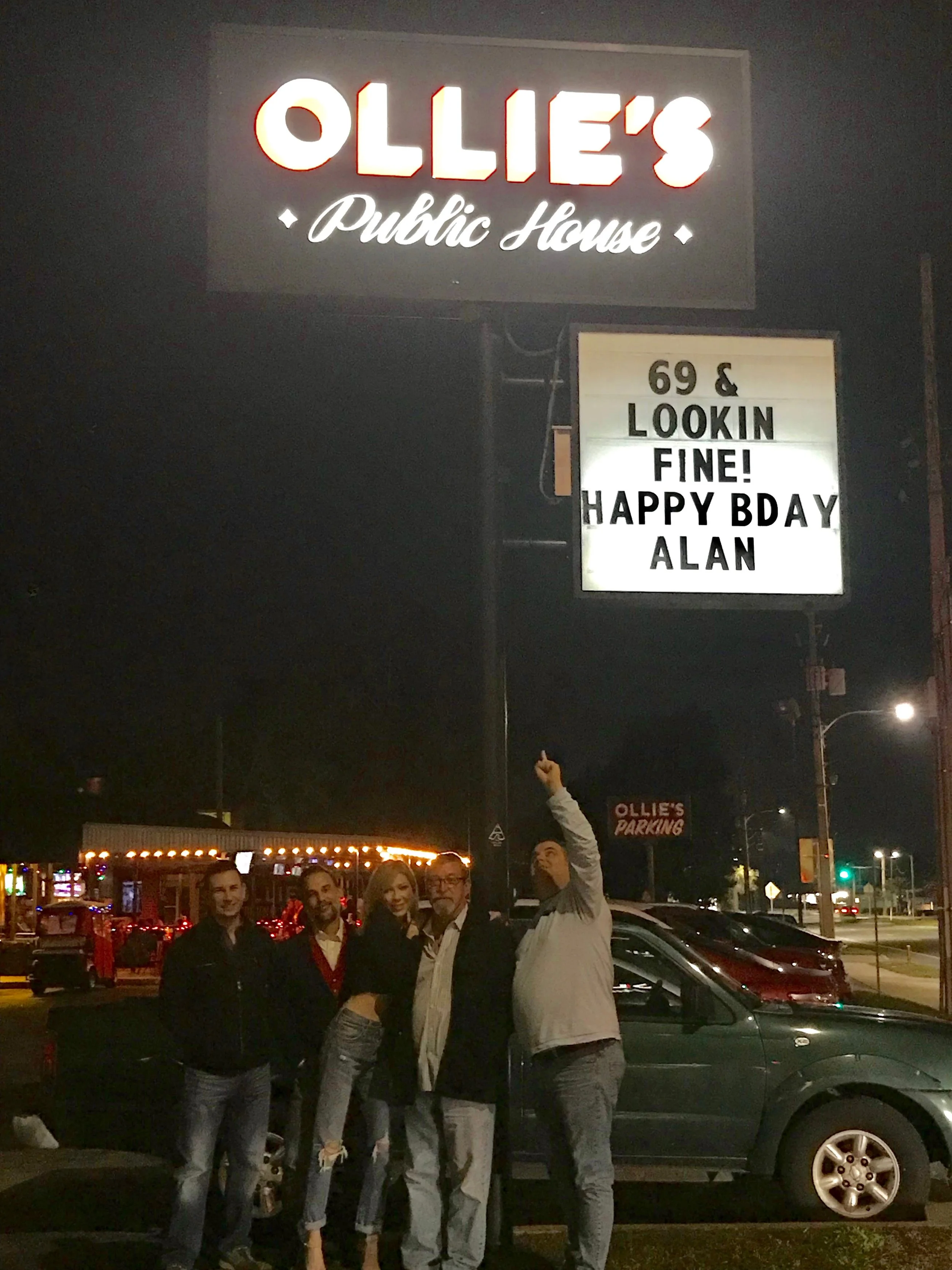 They gave me a great 69th birthday on Dec 24th 2018-yes and even Matt came with his beautiful lady friend.
