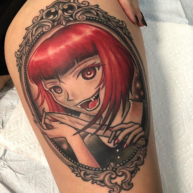 Did this anime character that @artclarissaanna drew up 💉 #nohardfeelings #anime #nomo #eternalink #fusionink #dankubin