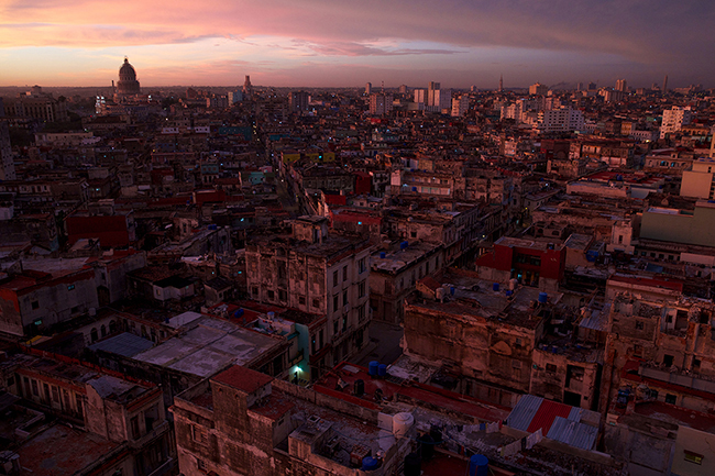 Skyline of Havana Cuba