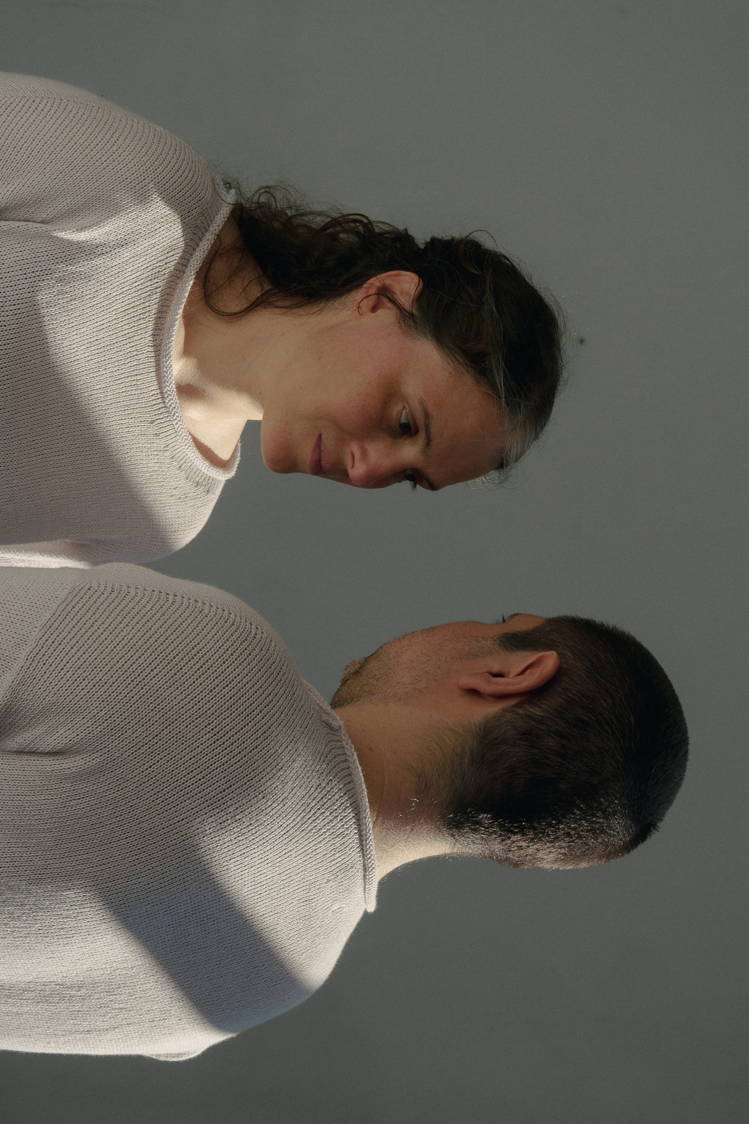 sustainable knitwear, unisex knit long-sleeve t-shirt SS27, 100% cotton yarn